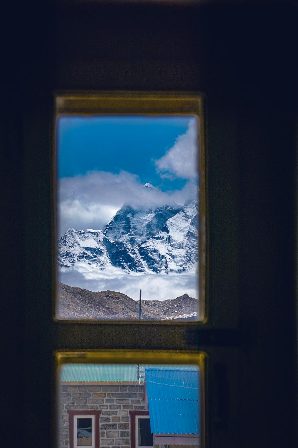 Glacier view from suite