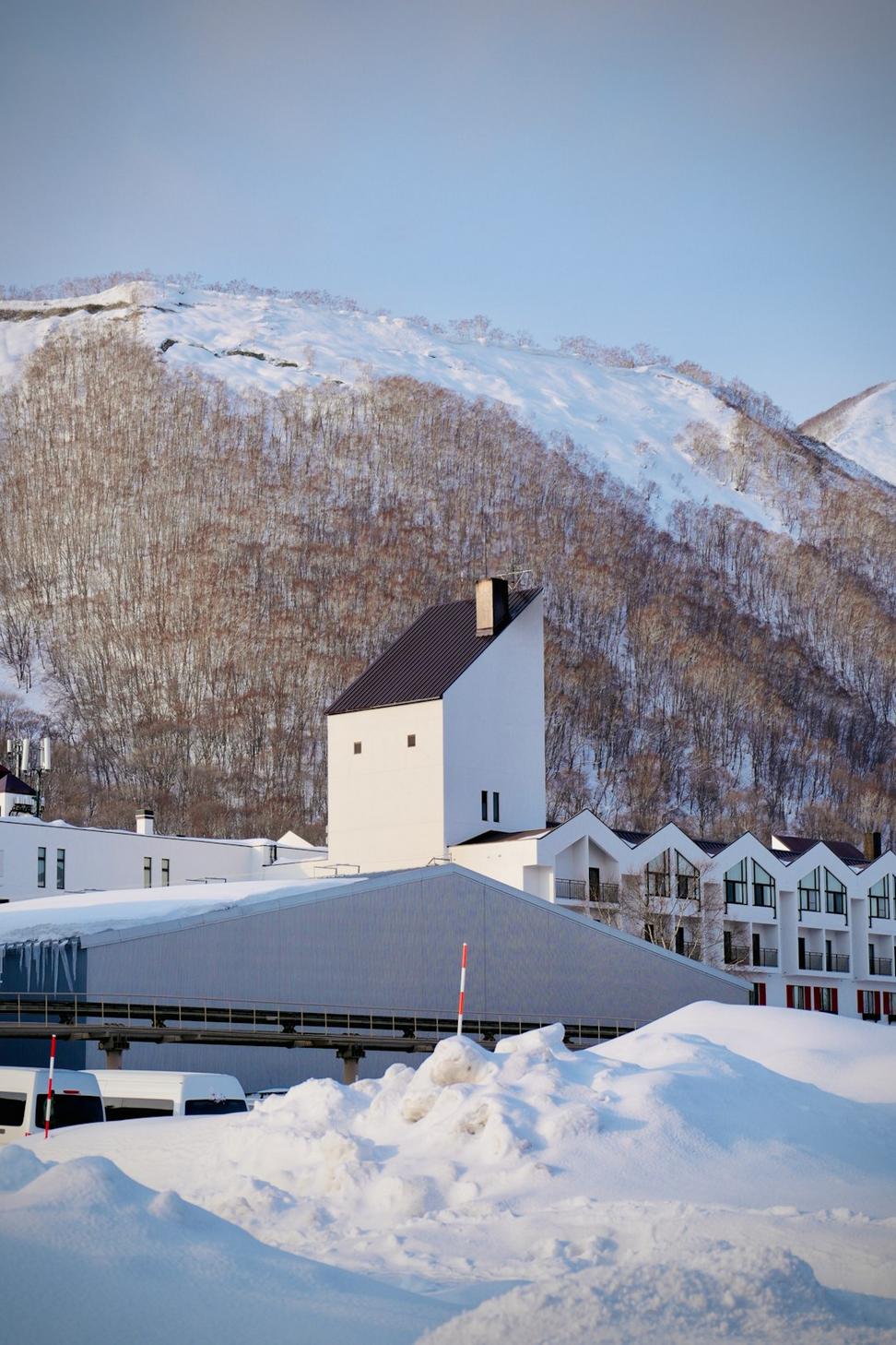 Winter mountain view