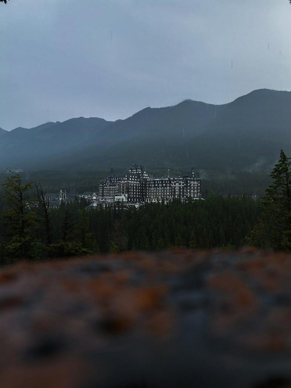 Morning mountain view